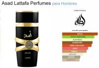Perfume arabe de hombre Asad Lattafa 100ml,Fragancia masculina amderada, fresca ,sensual, duradera Perfume oriental para hombre LATTAFA ORIGINAL NOVEDAD - details 0