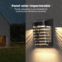 Luces Solares para Exterior, 4 unidades, 2 Modos, IP66, impermeable, Solares, Luces de pared para Exterior - details 1