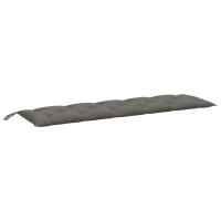 vidaXL Cojín para banco de jardín tela 180x50x7 cm Color Antracita melange,  Gris claro melange,  Gris oscuro melange y mas Cojín Decorativo de Asiento Cojines de muebles de salon - details 5