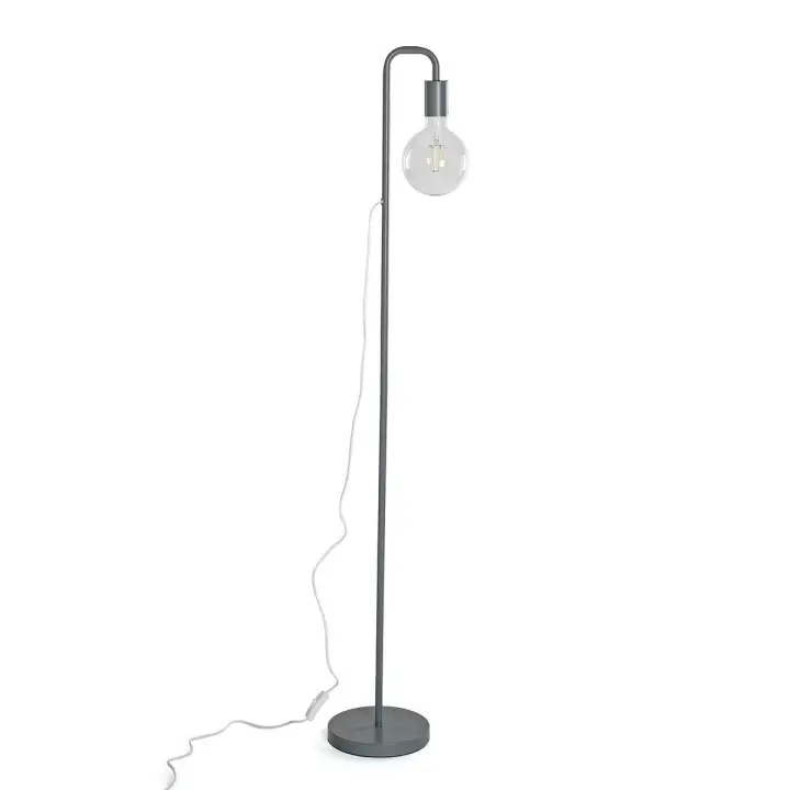 Lámpara de Pie Ruber Gris 20 x 132,5 x 21 cm Metal - 1