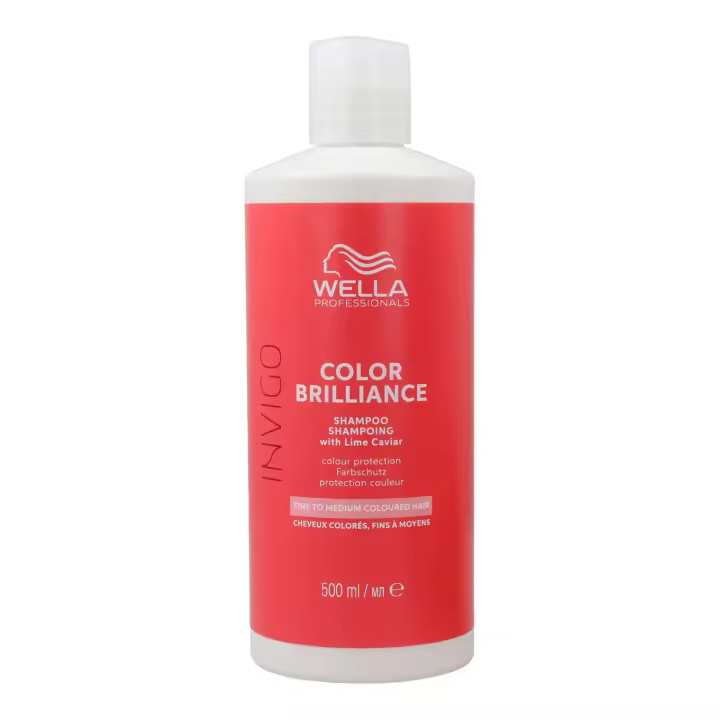 Wella invigo color brilliance champú fine/normal 500 ml, protección y luminosidad para tu cabello - 1