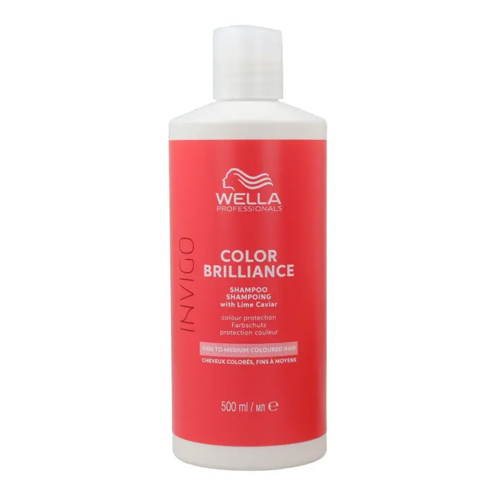 Wella invigo color brilliance champú fine/normal 500 ml, protección y luminosidad para tu cabello - 1