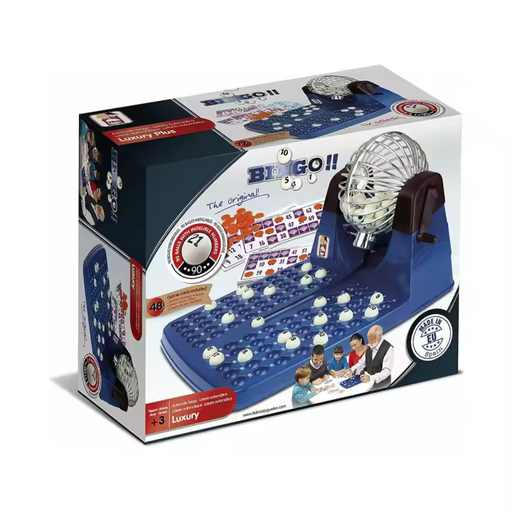 Bingo Automático Deluxe 48 Cartones Chicos 20805 Juguetes CHICOS - 1