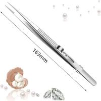 Tijeras De Ajuste Profesionales En Acero Inoxidable Con Hebilla Y Cierre De Deslizamiento Antiestática Para Joyería De Diamante Herramienta De Precisión - details 9