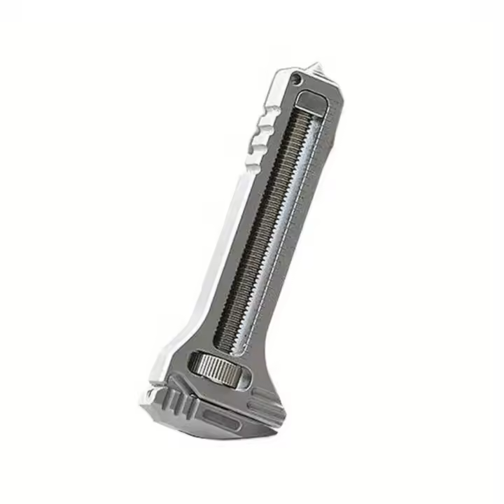 1PC EDC Multiherramienta Compacta Portátil Con Anillo De Llave Herramienta De Bolsillo Cuchillo Sobrecuadrilla Destornillador Kit De Sobrevivencia Para Camping - 1