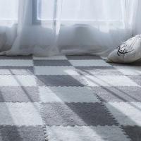 Carpetas De Espuma EVA Suaves Para Sala De Estar Y Juegos De Niños Alfombra De Piso Para Bebés Con Pelo Largo Y Espeso Tapete De Rompecabezas De Terciopelo - details 27
