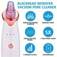 Limpia Puntos Negros Y Acné Con Vacío Facial Eléctrico Recargable USB Guía De Agua Para Limpieza Facial Plástico - details 1