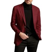 Chaqueta De Cabello De Sapo Para Hombre Slim Con Alineación Monosílabo European Size M-XXL Chaqueta Inteligente Casual Delgada Para Negocios - details 13