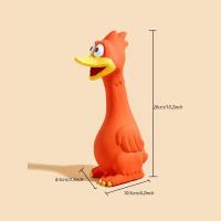 Juguete Duradero De Látex Para Masticar Con Silbato De Pollo Gallo Perro Grande Durable De Goma Natural Para Masticar Y Moler Dientes - details 3