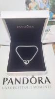 Pulsera Pandora Moments Plata Cadena Tachuelas - details 1