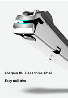 Juego De Tijeras Y Archiador Para Uñas De Acero Inoxidable Anti Salpicadura Herramienta De Manicura Para Corte De Dedos Y Uñas Del Pie Diseñador Atrapasalpicos Para Uñas Encarnadas - details 4