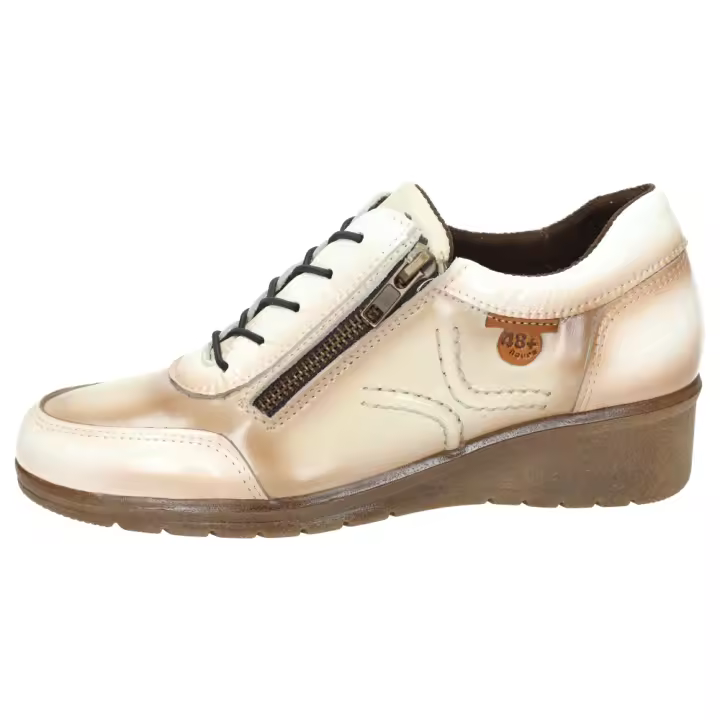 Zapatos Cordón marca 48 HORAS para mujer en color hielo. ZAPATO DE PIEL - 1