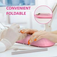 Soporte De Mano Para Uñas De Acrílico Profesional En Cuero Microfibra Antideslizante Almohadilla De Soporte Para Manos Con Non-slip - details 3
