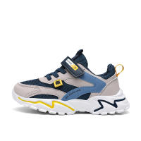 Zapatillas De Deporte Para Niños Cuero Malla Transpirable Cómodas Para Caminar Y Correr Al Aire Libre Moda Infantil - details 10