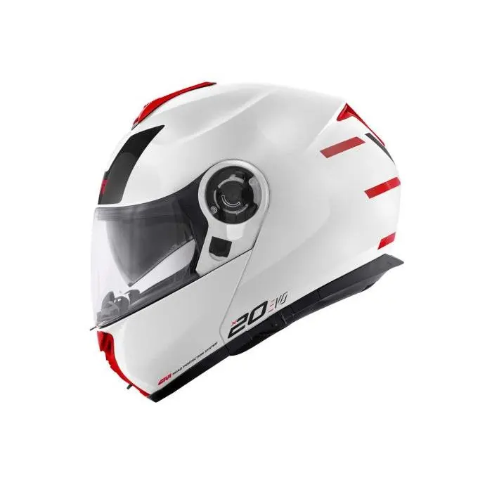 Casco Modular GIVI X20 EXPEDITION BLANCO ROJO  BRILLO - 1