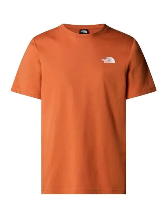 Camiseta The North Face Box NSE Hombre Naranja - 1