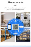 Sensor De Temperatura Y Humedad Inteligente Bluetooth Tuya Con Pantalla LCD Control Remoto Por APP Google Home Alexa - details 7