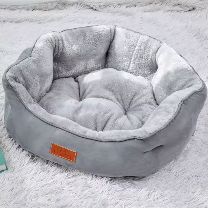 Sofá Para Mascotas Invierno Cálido De Peluche No Eslipiente Desmontable Y Lavable Para Perro Y Gato Mueble Cómodo De Plush - 1