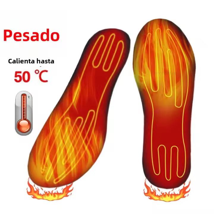Almohadillas Calientes Eléctricas USB Para Mujeres Y Hombres Invierno Deporte Al Aire Libre Calentamiento De Pies Almohadilla Calentadora Para Pies Almohadillas Calientes De EVA Antideslizantes Resistentes Al Choque Transpirables Ligeros - 1