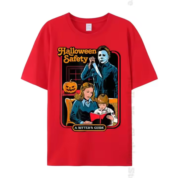 Camiseta De Halloween Para Hombres Y Mujeres Casual Harajuku Gráfica Talla Grande Camisetas Transpirables Ligeros De Secado Rápido Protección Solar Sostenible Sin Capucha Cuello Redondo - 1