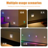 Luz Nocturna Ajustable LED Recargable Por USB Con Sensor De Movimiento Inteligente Para Dormitorio Cocina Armario Escaleras Decoración De Hogar - details 6