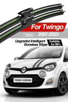 LimpiaParabrisas Renault Twingo 2 3 2007-2023 Plegables De Banda Natural De Goma Accesorios Para Ventanas Delanteras 2 Piezas - details 0