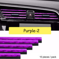 10 Piezas De Decoración Para Ventiladores De Aire De Coche En Cromo Estilo Mouluring U Shaped Accesorios Para Acondicionador De Aire Grille PVC Para Estilo De Coche - details 13