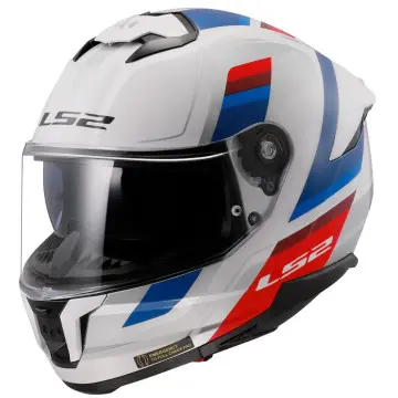 Casco Integral LS2 FF808 Stream II Vintage White Blue Red 22.06 168082413 - 1