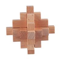 Juego De Puzzle Interlocking De Madera 3D IQ Brain Teaser Kong Ming Lock Lu Ban Para Adultos Y Niños Juguete De Desafío Mental - details 14