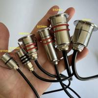 Lámpara Subacuática Mini LED IP68 Impermeable De Acero Inoxidable Para Piscina Iluminación De Camino De Escalera Patio Jardín Fuente Luz Subterránea DC12V 24V - details 7