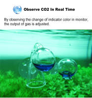Detector De CO2 Sensor Monitor Para Acuario Tanque De Peces Con Indicador Difusor De Vidrio Verificador De Gota Adecuado Para Tanque Acuático Planchado Prueba De PH - details 2