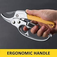 Tijeras De Podar Profesional Duraderas De 8'' Diseño De Anillo De 3 Etapas Para Un Poder De Corte 5 Veces Mayor Ideales Para Manos Débiles - details 6