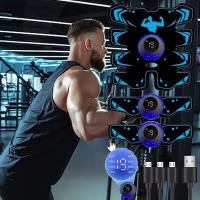 Estimulador Muscular EMS Recargable Por USB 3 En 1 Entrenador De Brazo ABS Y Abdominales Con Almohadillas Inteligentes Para Fitness Y Modelado Corporal - details 1