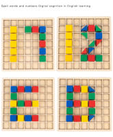 Juguetes Educativos Montessori Para Niños Bloques Creativos De Madera Juego De Inteligencia Con Colores Y Formas Aprendizaje Temprano - details 8
