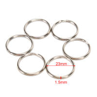 Llavero De Metal En Forma De Círculo Blanco Para DIY 12-23mm Anillo Dividido Accesorios De Porta Llaves Para Joyería Unisex - details 9