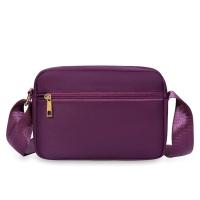 Nueva Moda Bolso De Hombro Para Mujer En Nylon Con Bordado Cierre De Cremallera Casual Bolso Cuadrado De Mujer Con Estilo - details 3