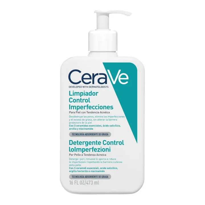 CERAVE LIMPIADOR CONTROL IMPERFECCIONES 473 ML - 1