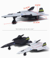 Modelo De Avión De Combate SR-71 Blackbird American Reconnaissance Con Sonido Y Luz Metal Diecast Para Coleccionistas Edad Recomendada 14+ - details 14