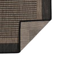 vidaXL Alfombra de exterior de tejido plano 80x150 cm Color Gris,  Taupé,  Marrón y mas Alfombras de área  Alfombra de Piso para Sala de Estar Dormitorio Habitación Salón - details 7