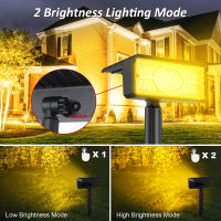 Lámpara Solar Exterior IP65 49LEDs 1pc Luz De Jardín Solar 3000K/6000K Farol Solar Para Pared Control Remoto Dimmer Incluido - details 12