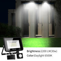 Fresnel De Inundación 30W Con Sensor De Movimiento Lámpara De Calle Para Jardín Iluminación Exterior Para Garage 6000K Luz Fría LED 240V - details 1