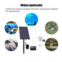 Bomba De Oxígeno Solar De 2.5W Para Acuario Con Tubo Y Piedras De Burbujas Aerator Para Tanque De Peces Instalación Inalámbrica - details 1