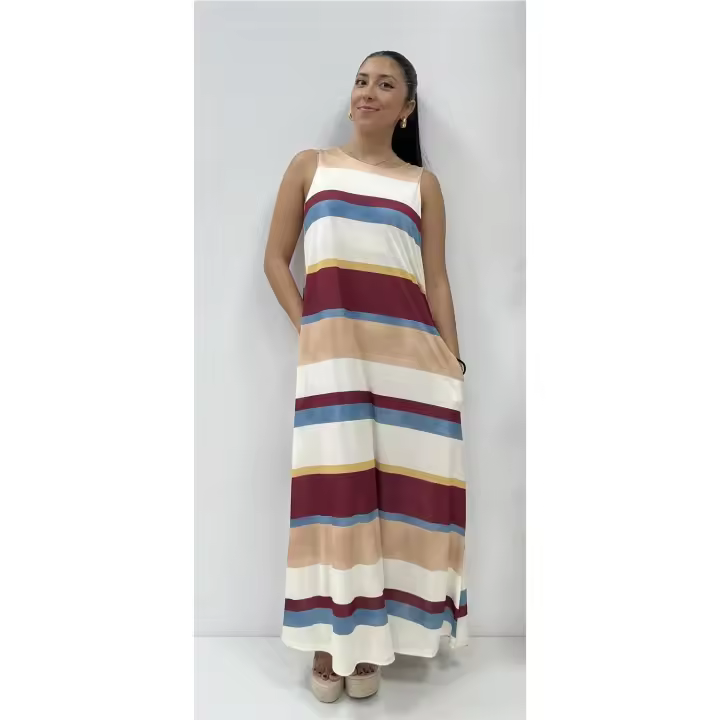 Vestido Graciela Burdeos - 1
