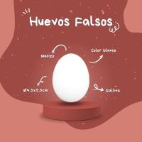 FINCA CASAREJO Pack Huevos Falsos de gallina - Huevos macizos en Color Blanco - details 3