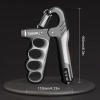 Entrenador de agarre de mano de 5 a 100 kg, expansor de muñeca de conteo mecánico, pinza de mano para entrenamiento de fitness en gimnasio, pinza de mano de resistencia ajustable - details 7