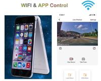 Cámara DVR De Coche HD 4K 2160P WiFi Registra Vídeo 2K 1600P 1080P Monitorea Parking 24H Control Por APP Grabadora De Video Para Todas Las Cars - details 7