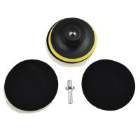 5Pcs Disco De Pulido De Lana De 4 Pulgadas Con Flocado Y Enchufe Para Mezclador Eléctrico Disco De Pulido De Abrásivo Tipo De Material De Pulido - details 5