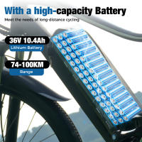 Bicicleta eléctrica MTB 250w EB3, bicicleta de montaña eléctrica 26" bicicleta eléctrica para adultos 35km/h, batería 36V 10.4Ah, modo ASSIST autonomía 100km - details 3