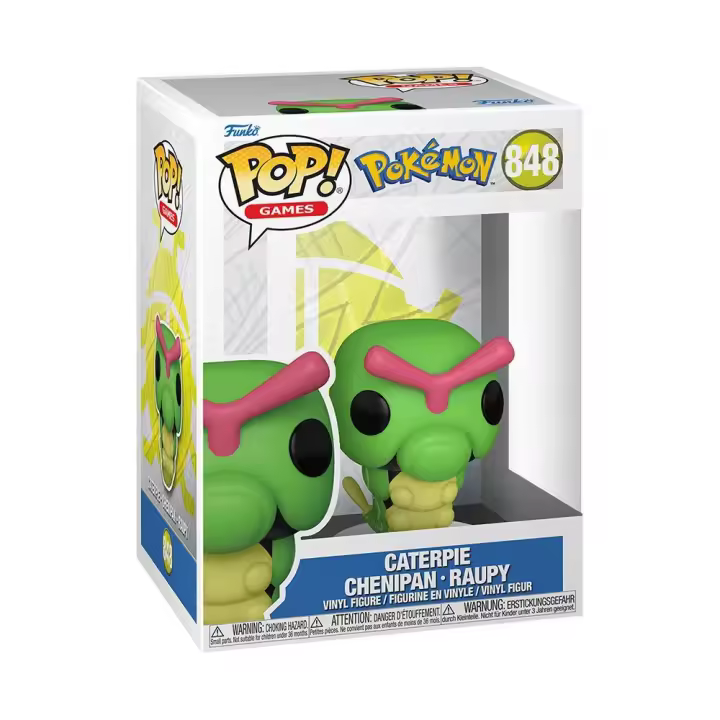Funko Figura De Vinilo Pokémon Pop! Games Caterpie 9 Cm - 1