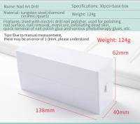 Kit De 30 Piezas En Caja De Brocas Para Uñas Con Diamante Cerámica Y Carburo De Tungsteno Herramientas De Manicura Para Eliminar Acrílico Y Gel De Uñas - details 5